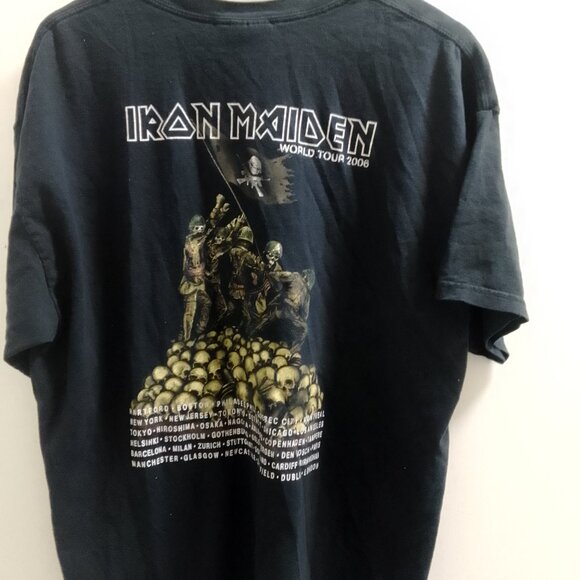 Hanes, Heavyweight, Iron Maiden, Short Sleeved T-Shirt - Picture 5 of 5